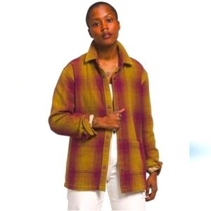 NWT Women’s The North Face Valley Twill Utility Jacket in Boysenberry xl